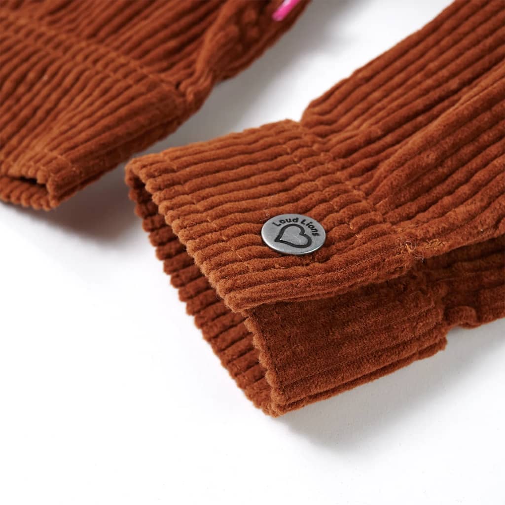 Gyerek kabát Corduroy Cognac 128