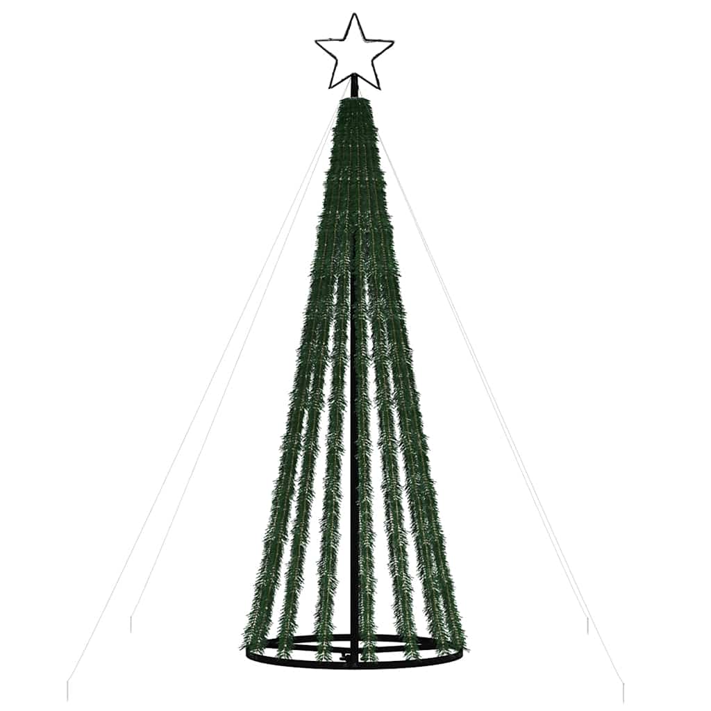 meleg fehér LED karácsonyfa 275 LED 180 cm