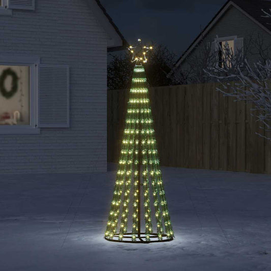 meleg fehér LED karácsonyfa 275 LED 180 cm