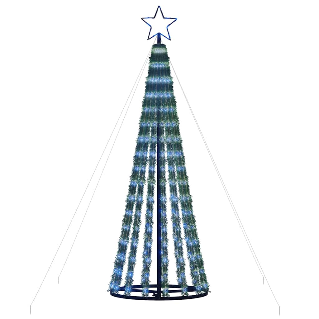 kék LED karácsonyfa 275 LED 180 cm