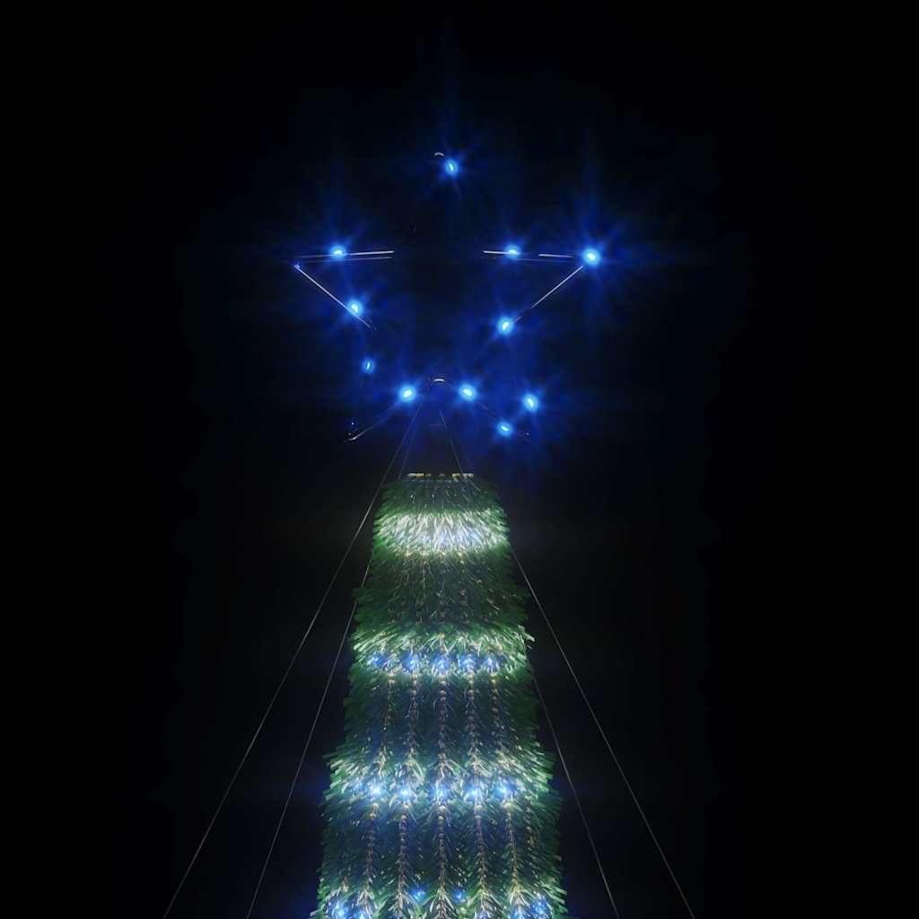 kék LED karácsonyfa 275 LED 180 cm