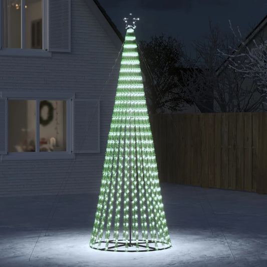 hideg fehér LED karácsonyfa 688 LED 300 cm