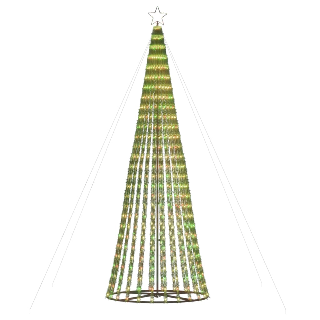 színes LED karácsonyfa 688 LED 300 cm