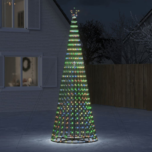 színes LED karácsonyfa 688 LED 300 cm