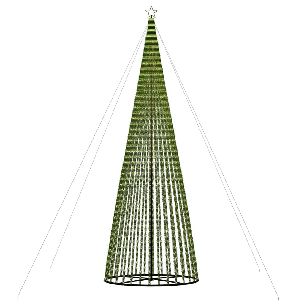 meleg fehér LED karácsonyfa 1544 LED 500 cm