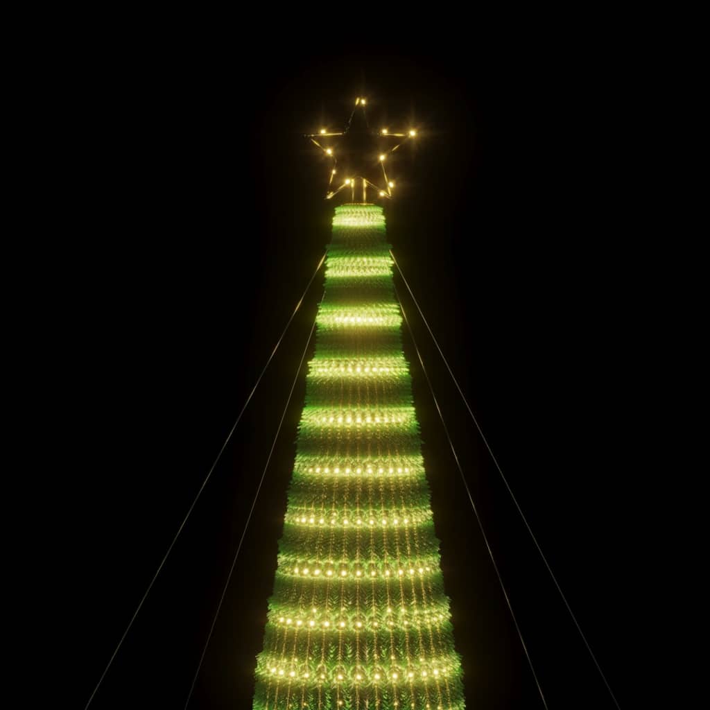 meleg fehér LED karácsonyfa 1544 LED 500 cm
