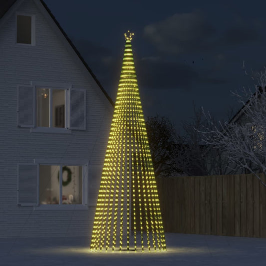meleg fehér LED karácsonyfa 1544 LED 500 cm