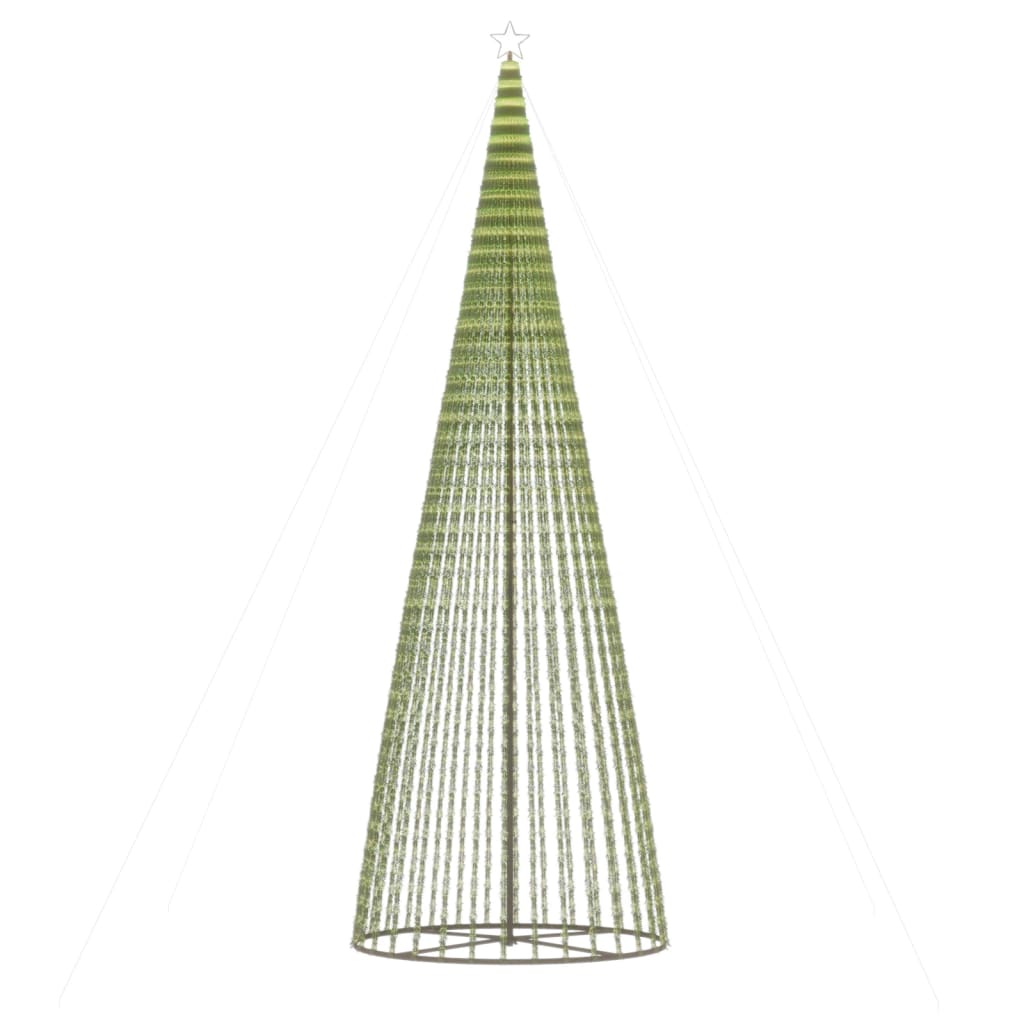hideg fehér LED karácsonyfa 1544 LED 500 cm