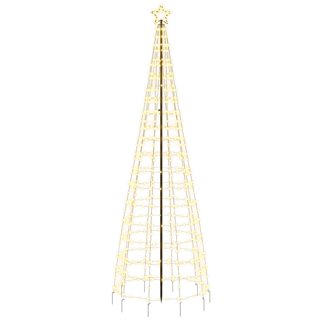 meleg fehér LED karácsonyfa tüskékkel 570 LED 300 cm