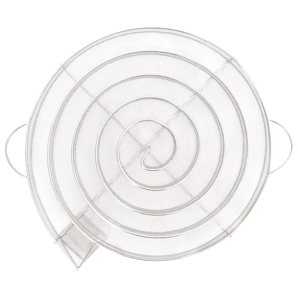 kerek rozsdamentes acél hidegfüst-generátor 33,5 cm