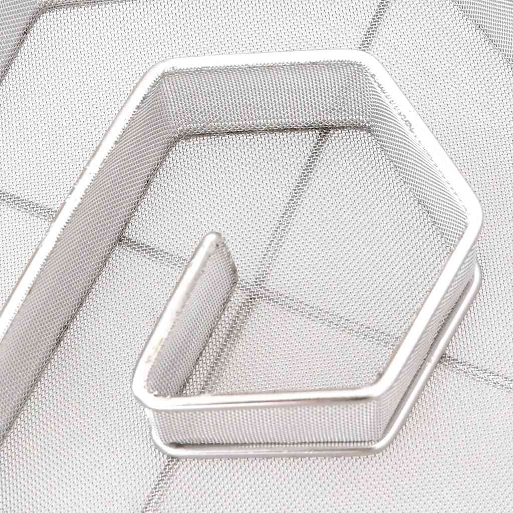 6 oldalas rozsdamentes acél hidegfüst-generátor 22,5 cm
