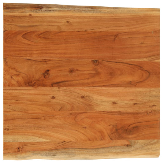 tömör akácfa négyzet alakú asztallap 60x60x3,8 cm