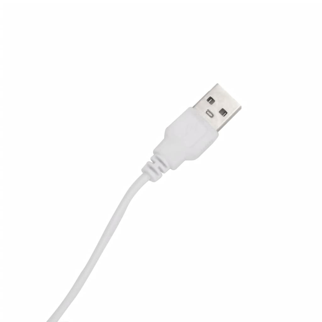 fehér tükrös fürdőszobaszekrény LED-del 60 x 13 x 52 cm