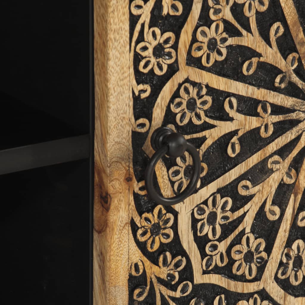 tömör mangófa TV-szekrény 105 x 33 x 46 cm