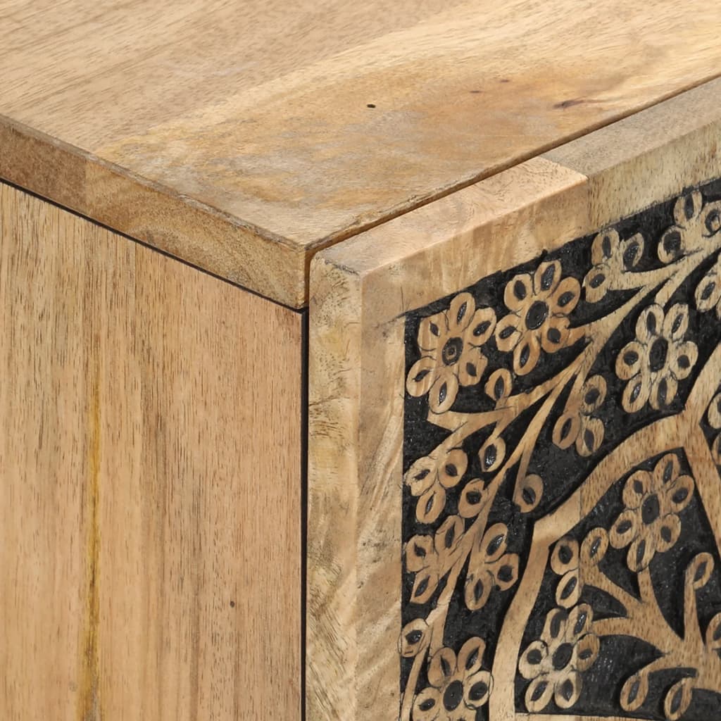 tömör mangófa TV-szekrény 105 x 33 x 46 cm