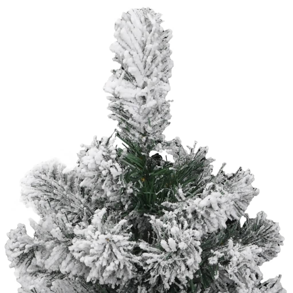 csuklópántos műkarácsonyfa hóval 120 cm