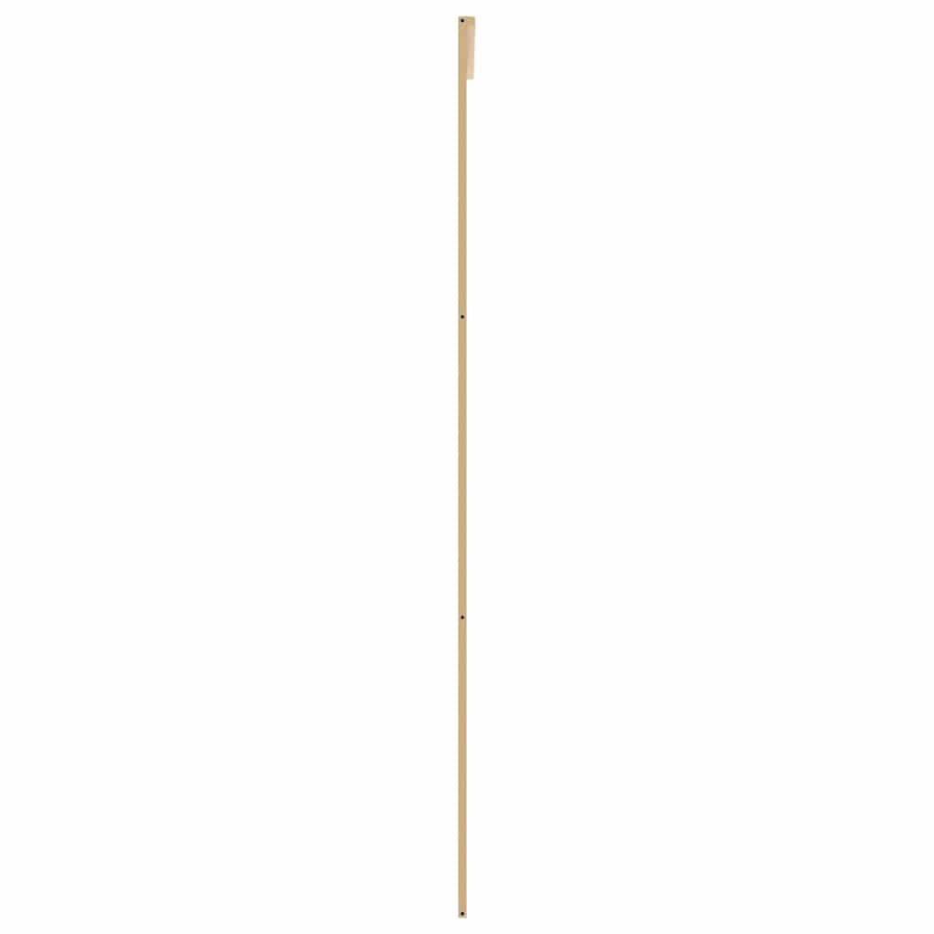 aranyszínű ESG tejüveg és alumínium tolóajtó 76 x 205 cm