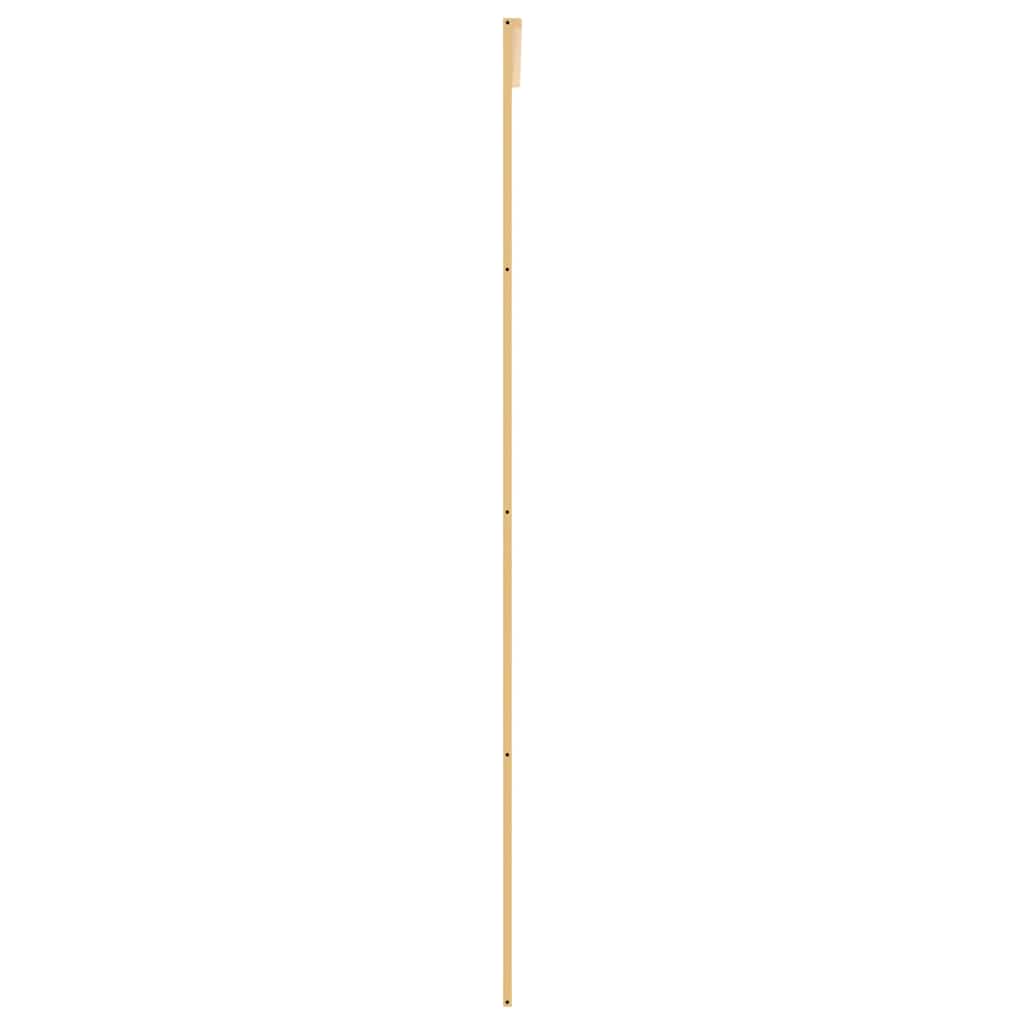 aranyszínű ESG tejüveg és alumínium tolóajtó 76 x 205 cm