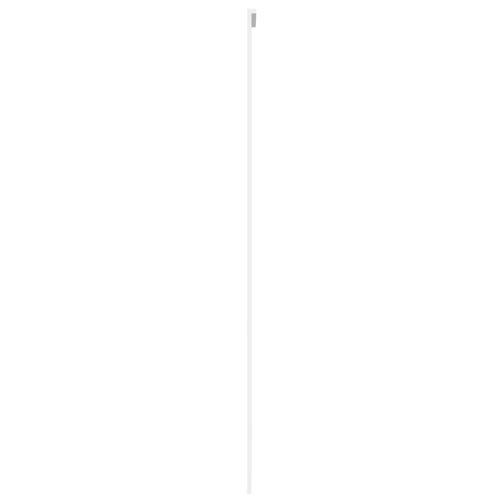 fehér edzett üveg és alumínium tolóajtó 102,5 x 205 cm