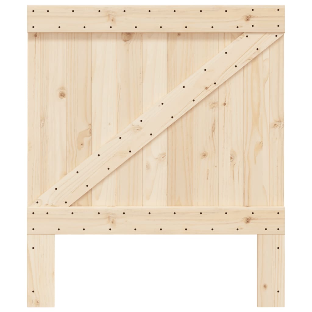 tömör fenyőfa fejtámla 90 x 104 cm