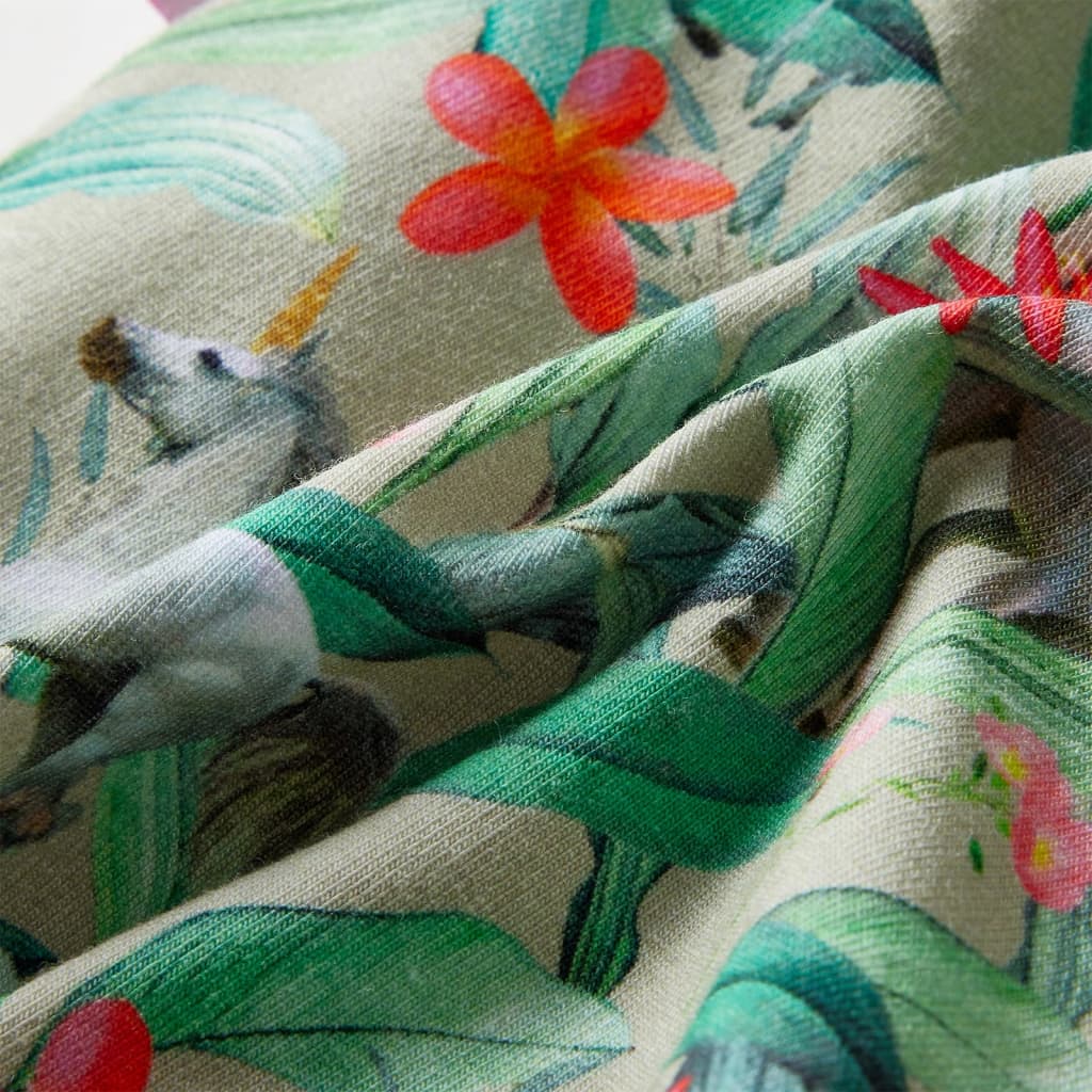 Világos keki gyerekrövidnadrág húzózsinórral 104