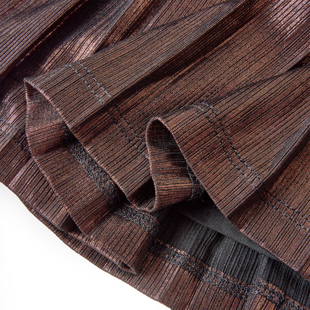 Gyerek szoknya csillámokkal Cognac 104