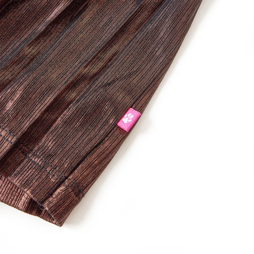 Gyerek szoknya csillámokkal Cognac 116