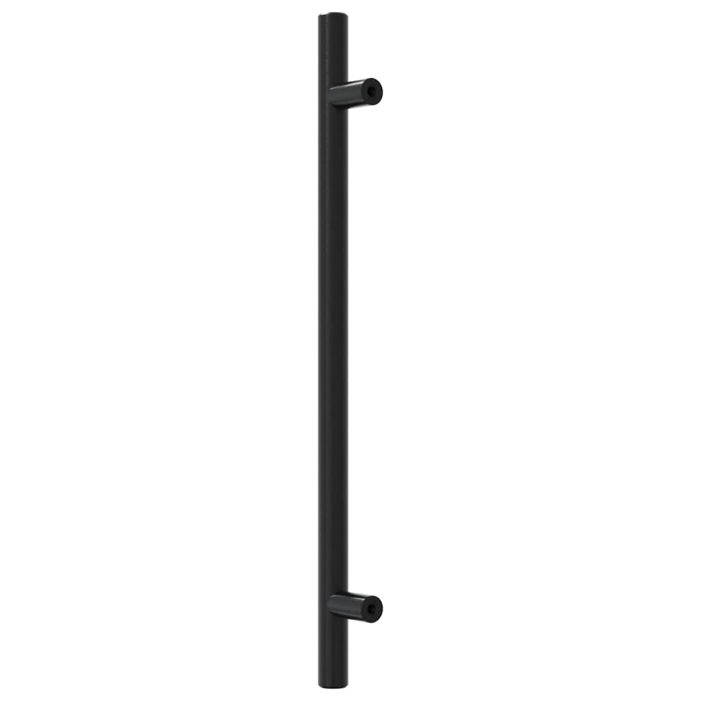 10 db fekete rozsdamentes acél szekrényfogantyú 192 mm
