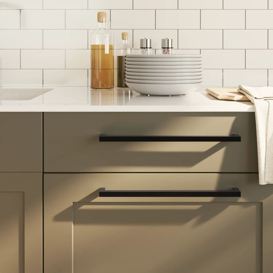 20 db fekete rozsdamentes acél szekrényfogantyú 320 mm