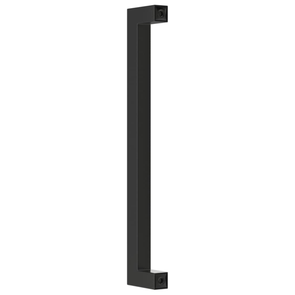 10 db fekete rozsdamentes acél szekrényfogantyú 192 mm