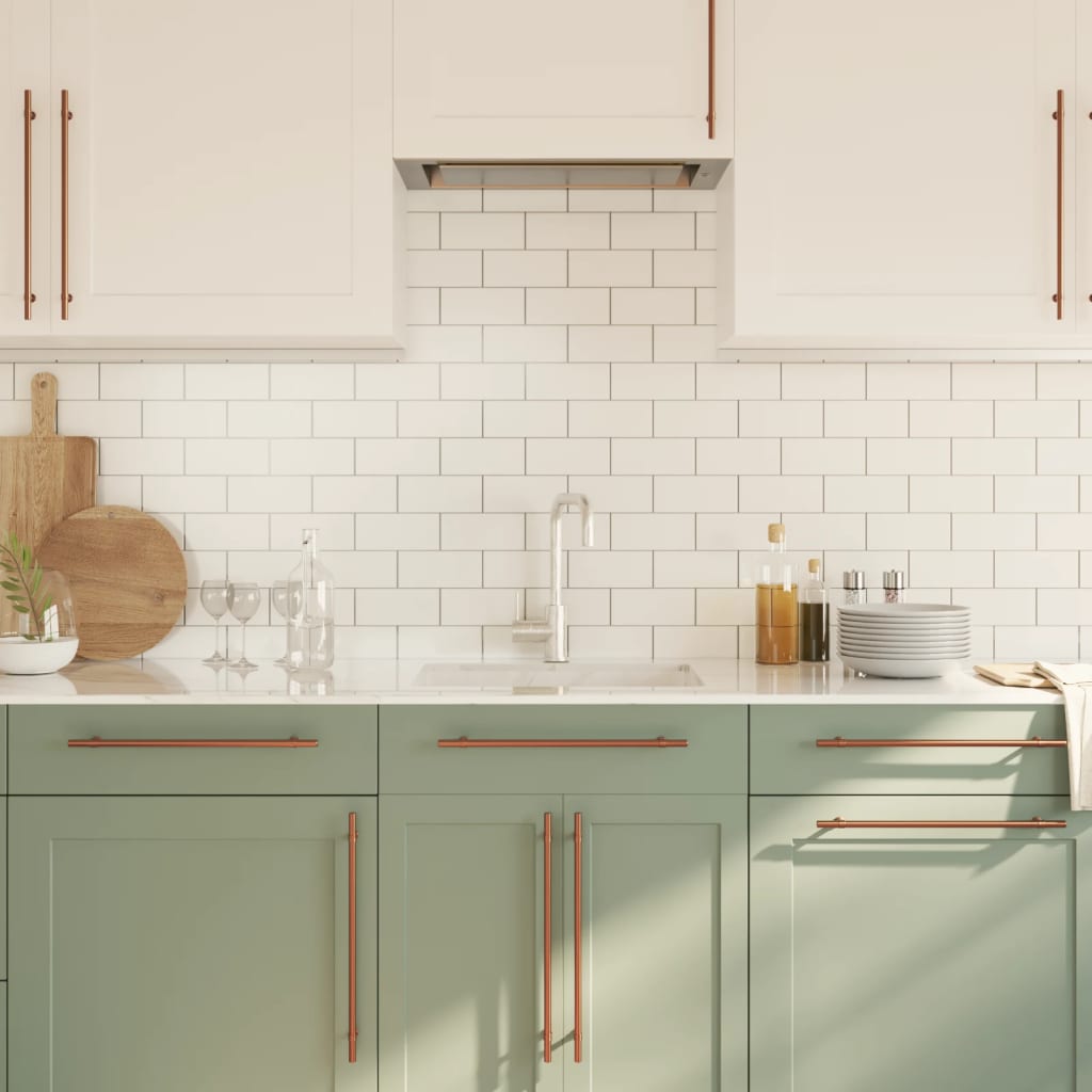 10 db bronz rozsdamentes acél szekrényfogantyú 320 mm