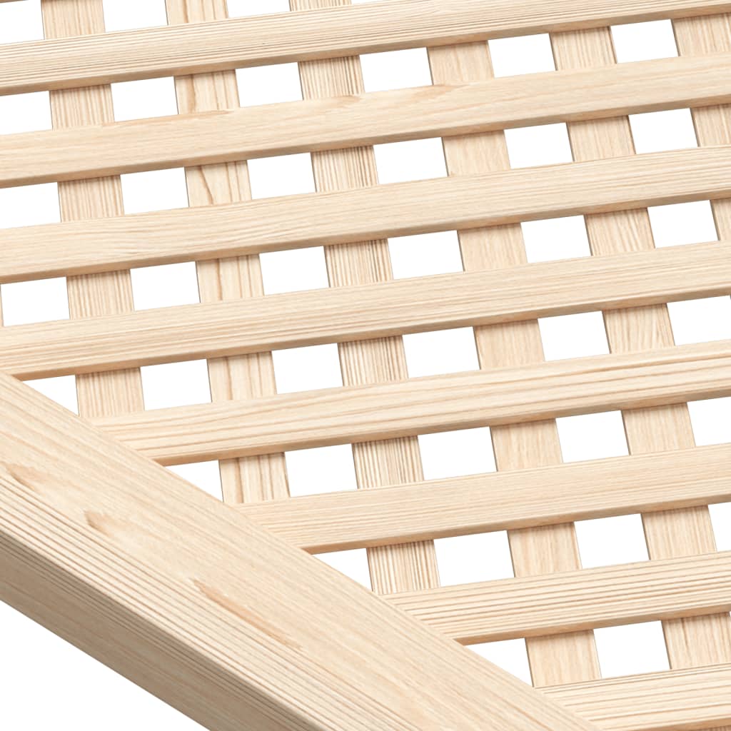 2 db tömör fenyőfa rácsos szekrényajtó 49,5x69 cm