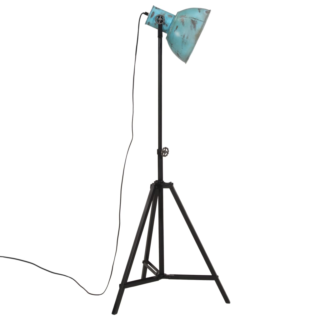 kopott kék állólámpa 25 W 61x61x90/150 cm E27