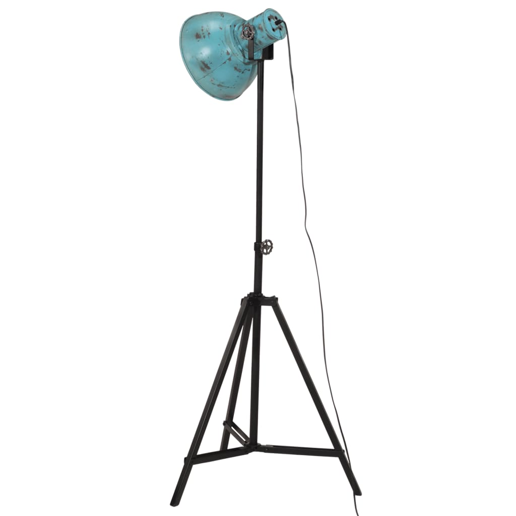 kopott kék állólámpa 25 W 61x61x90/150 cm E27
