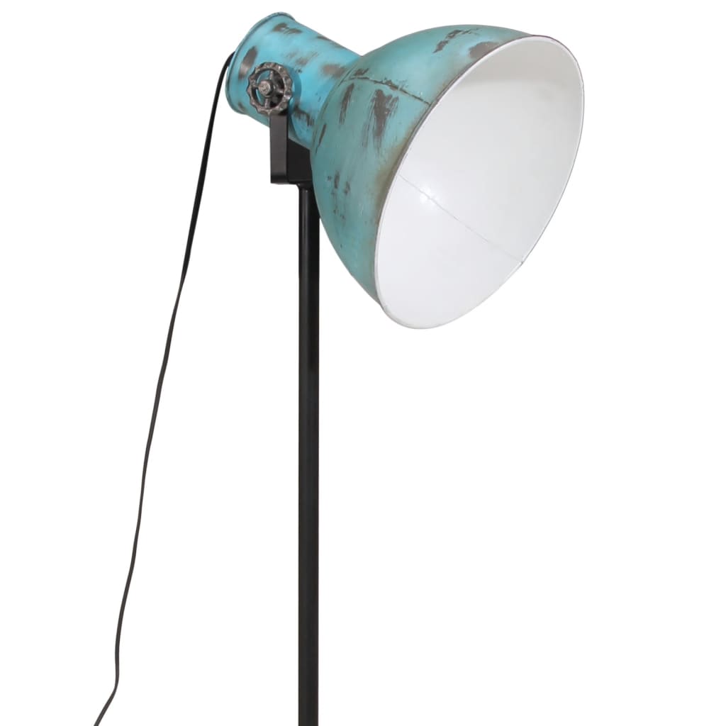 kopott kék állólámpa 25 W 61x61x90/150 cm E27
