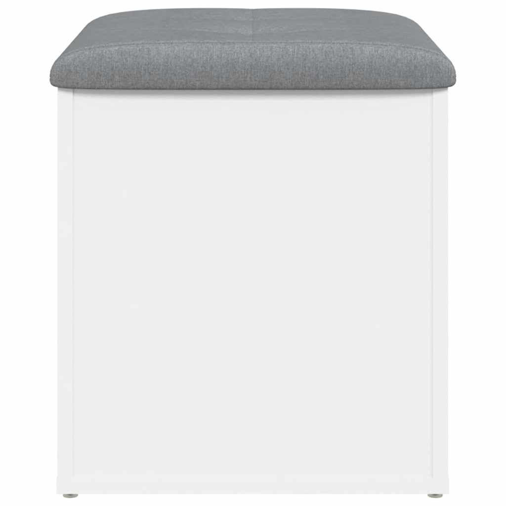 fehér, rétegelt fa tárolópad 42 x 42 x 45 cm