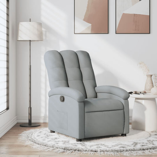 világosszürke szövet relaxfotel