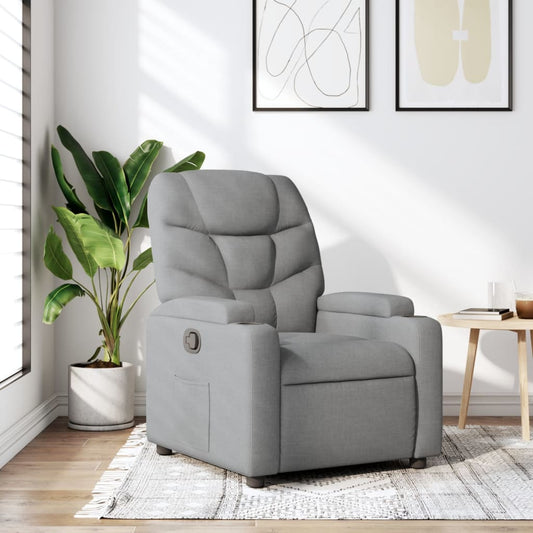 világosszürke szövet relaxfotel