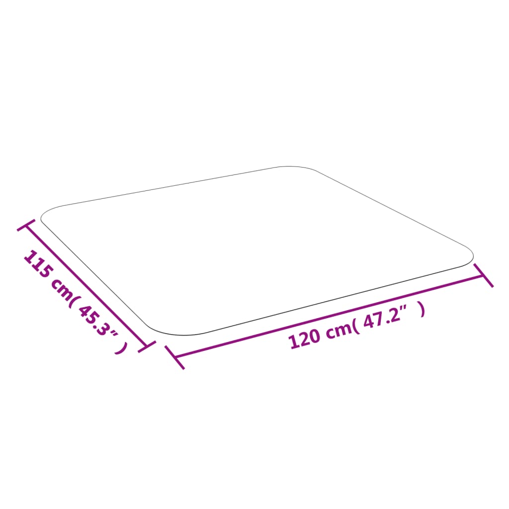 PVC lábtörlő laminált padlóhoz vagy szőnyeghez 120 x 115 cm