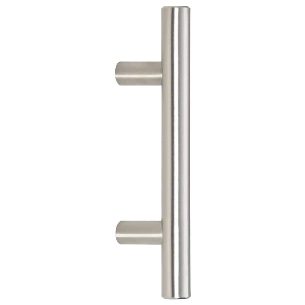 10 db ezüst rozsdamentes acél szekrényfogantyú 64 mm