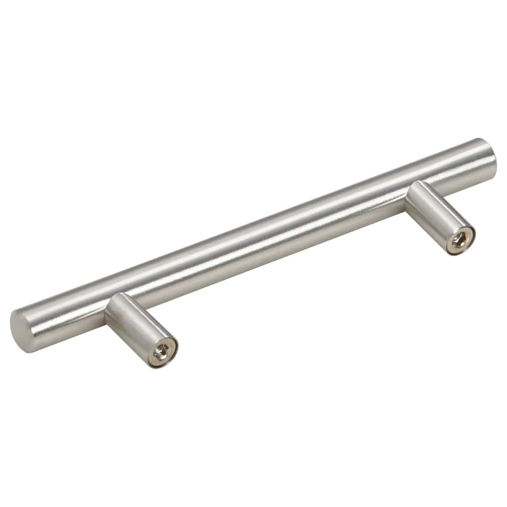 10 db ezüst rozsdamentes acél szekrényfogantyú 96 mm