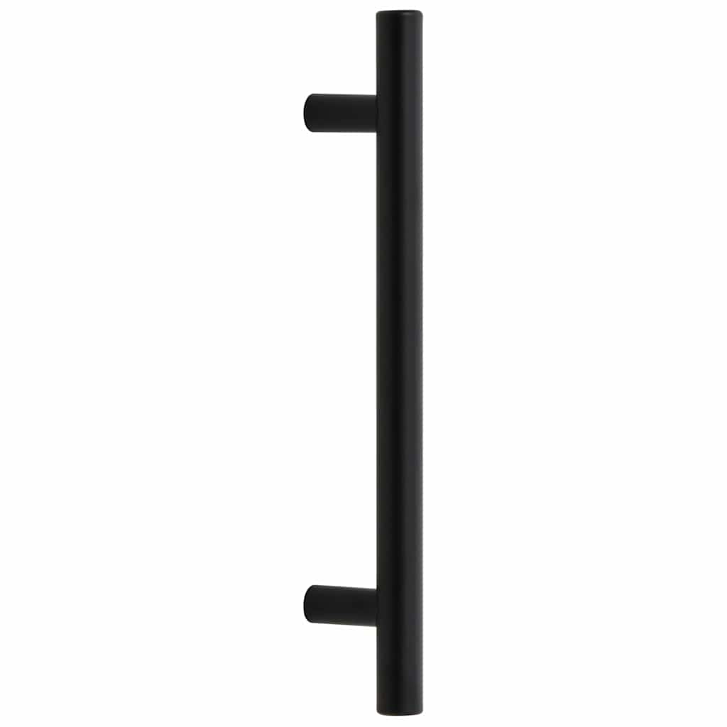 10 db fekete rozsdamentes acél szekrényfogantyú 128 mm