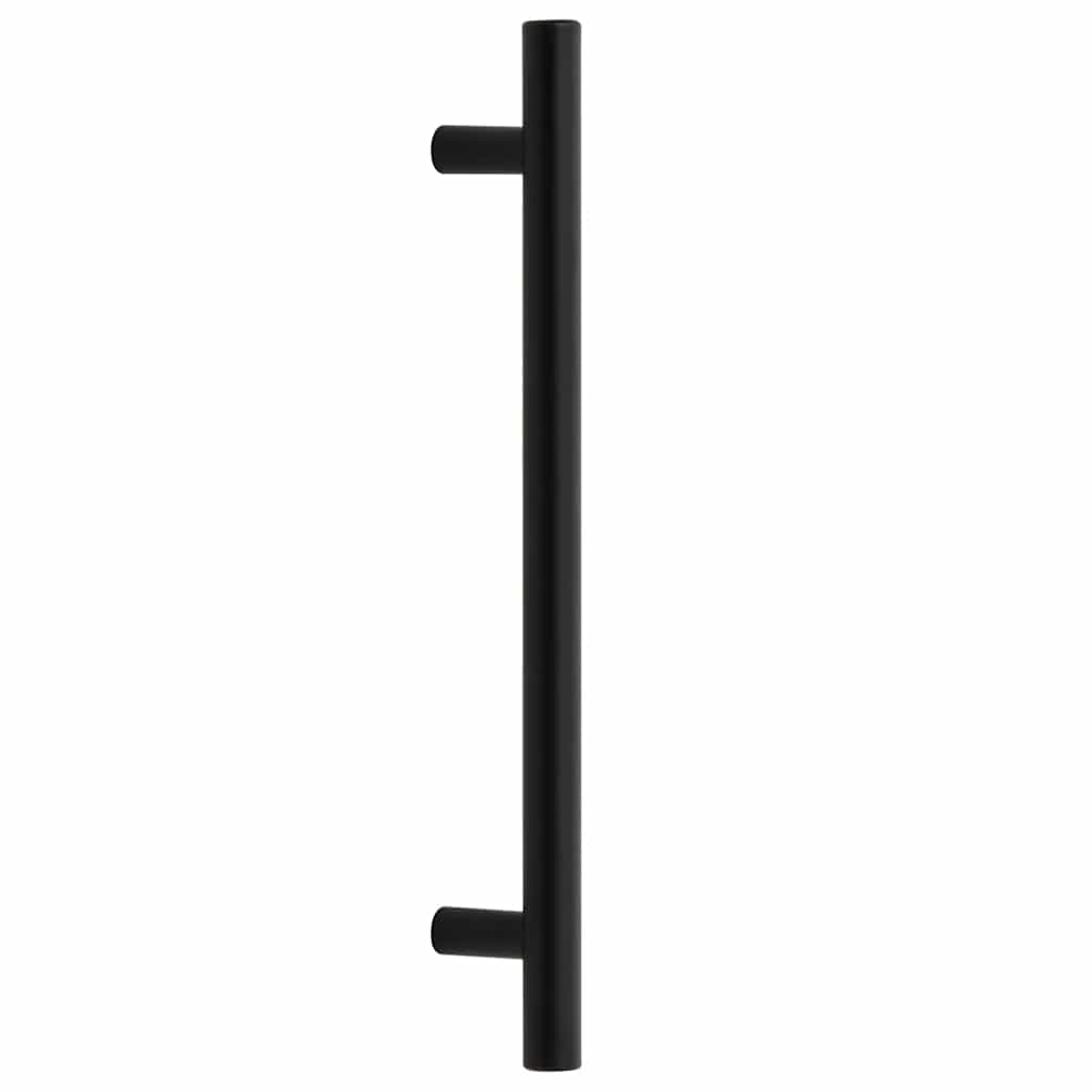 10 db fekete rozsdamentes acél szekrényfogantyú 160 mm