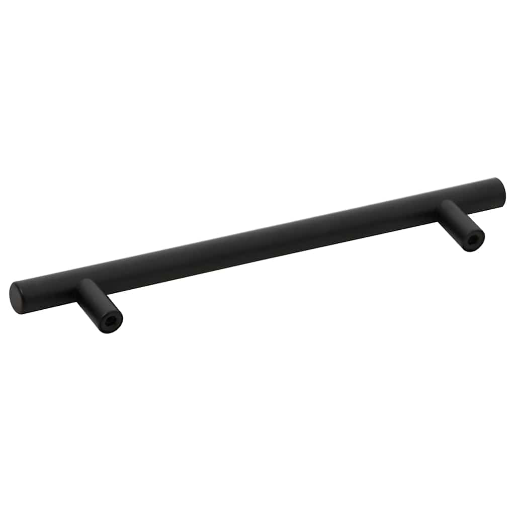 10 db fekete rozsdamentes acél szekrényfogantyú 160 mm
