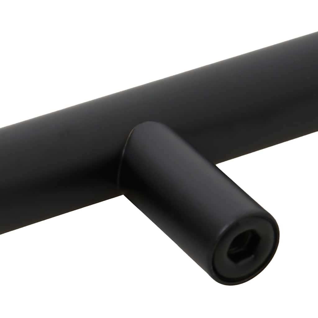 10 db fekete rozsdamentes acél szekrényfogantyú 160 mm