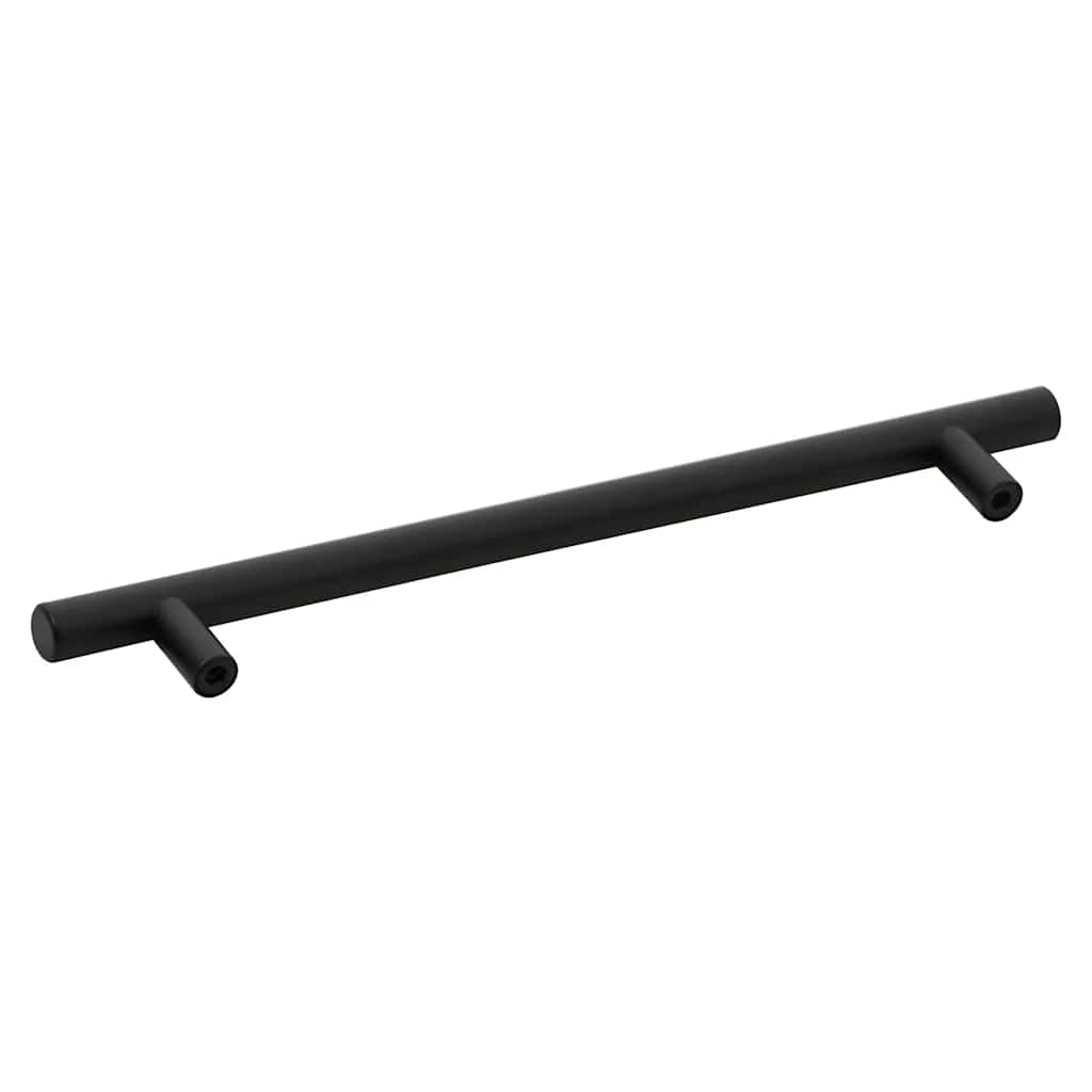5 db fekete rozsdamentes acél szekrényfogantyú 192 mm
