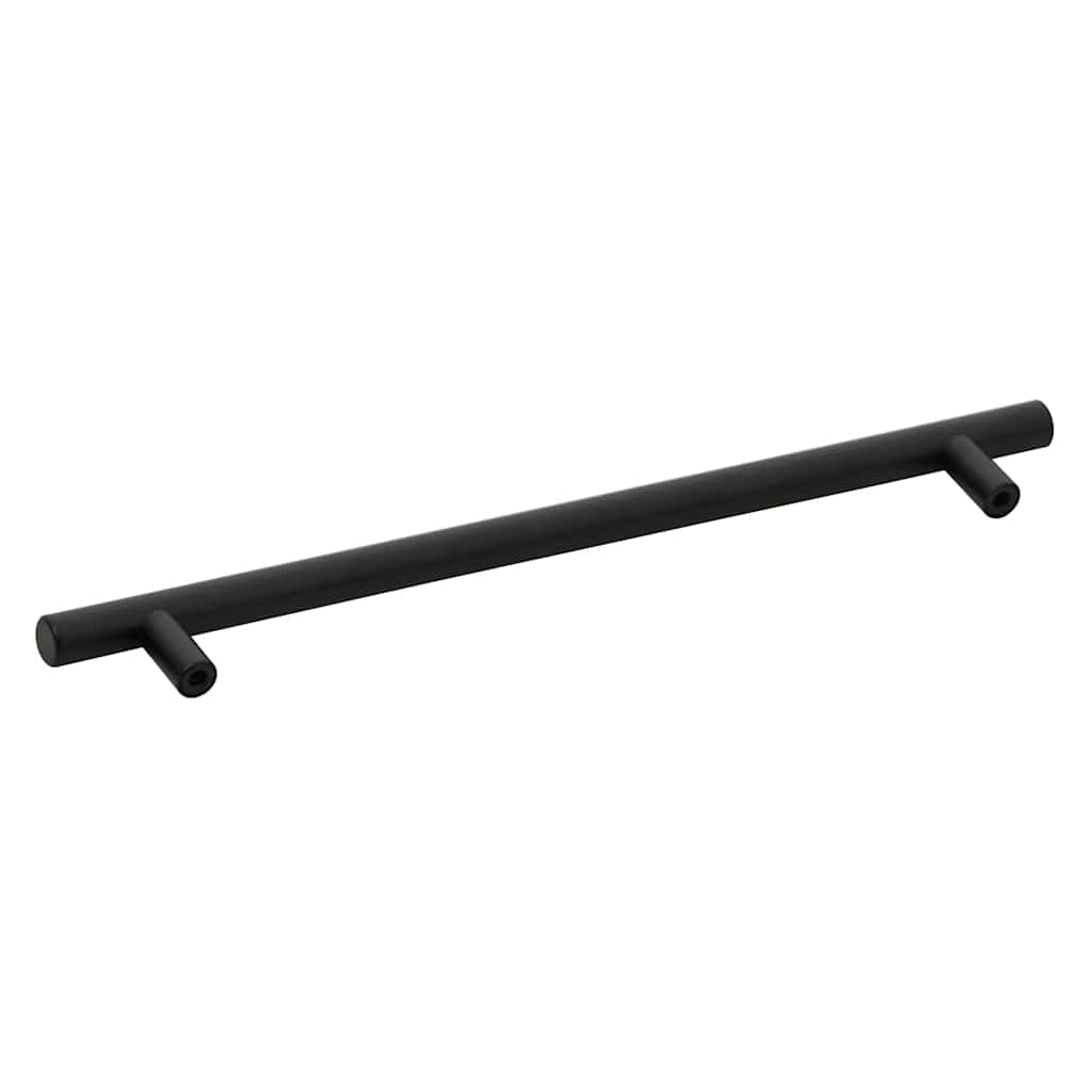 5 db fekete rozsdamentes acél szekrényfogantyú 224 mm