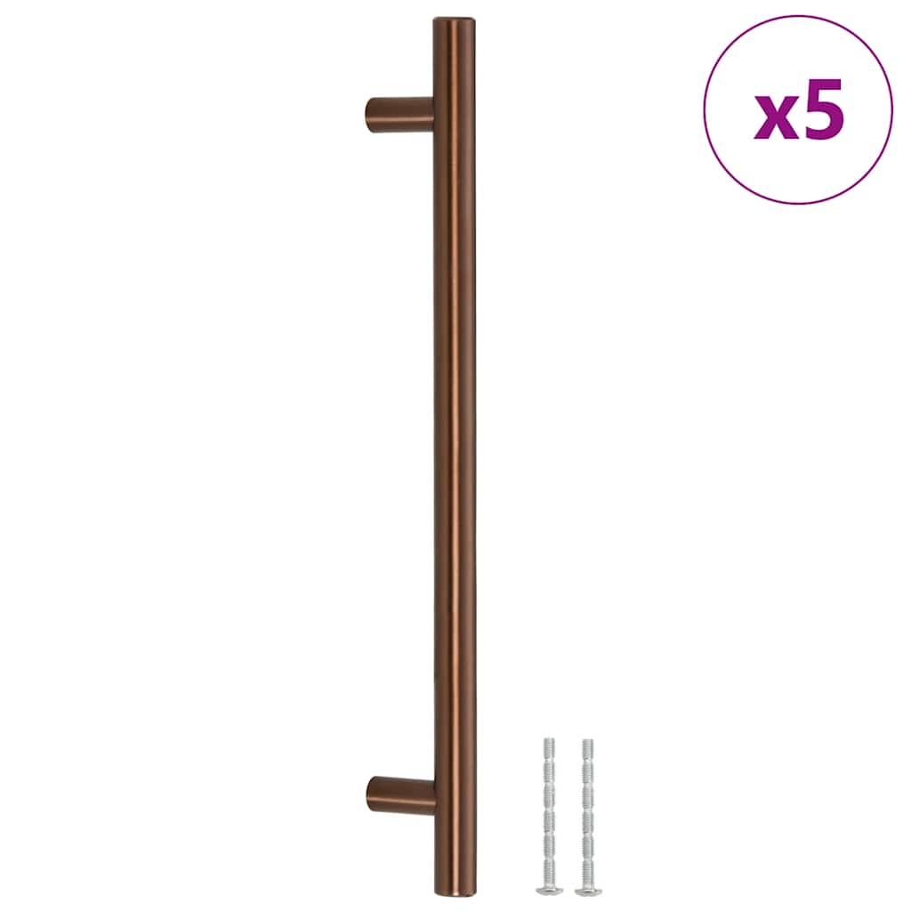 5 db bronz rozsdamentes acél szekrényfogantyú 192 mm