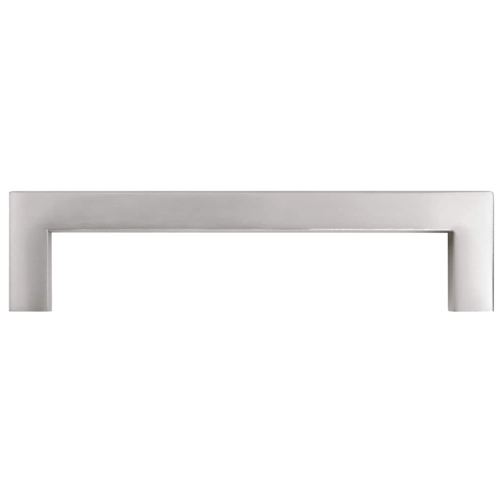 10 db ezüst rozsdamentes acél szekrényfogantyú 128 mm