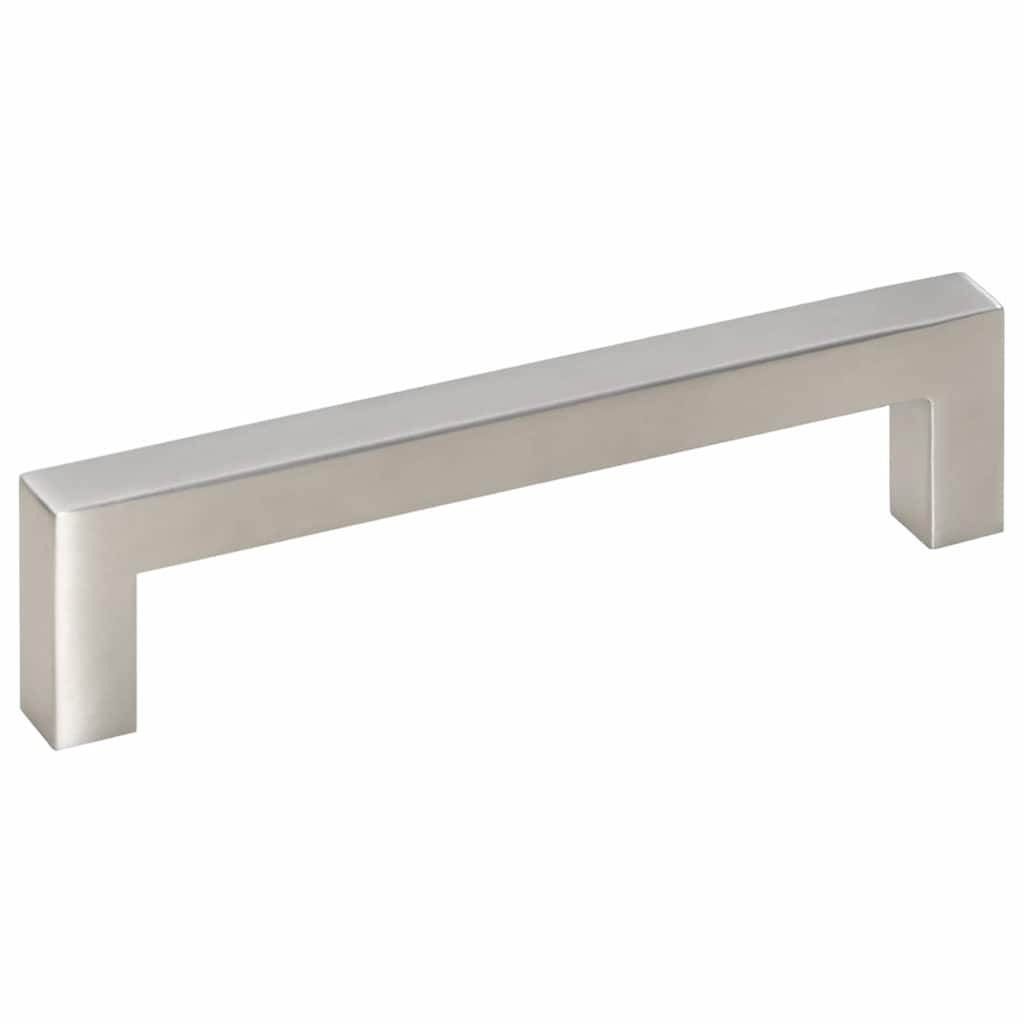10 db ezüst rozsdamentes acél szekrényfogantyú 128 mm